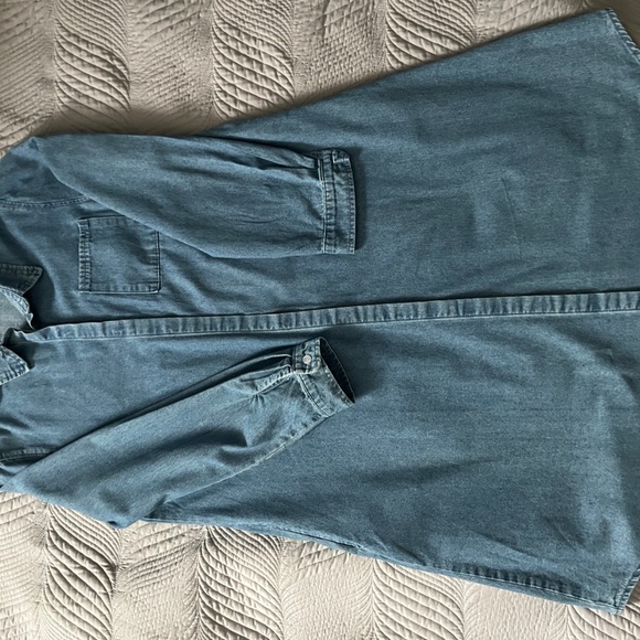 Denim Coat/ Dress Blue Size XXL - Picture 2 of 11